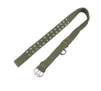 Generic Collar de Vaca de Lona Gruesa con Hebilla de Metal, Collar de Caballo Ajustable para Correa de Cuello de Cabra, Ideal para Necesidades de Cría de Animales (M)