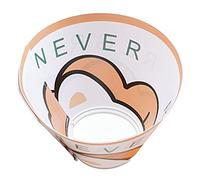 Generic Collar Protector DE Mascotas, Universal Colorido DE Corrosión Química Resistente Al Agua PREVIEN EN Cono DE CELOLO DE Peto para POTA PAR (Letras Blancas L (Peso Recomendado 7-13 kg))