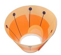 Generic Collar Protector DE Mascotas, Universal Colorido DE Corrosión Química Resistente Al Agua PREVIEN EN Cono DE CELOLO DE Peto para POTA PAR (León Amarillo M (Peso Recomendado 3,5-6,5 kg))