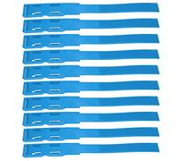 Generic Collares de Identificación de Plástico de Primera Calidad para Vacas, Anillos para Marcar Ganado Fuertes y Duraderos, Paquete de 10, Adecuados para Varios Animales (Blue)