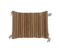 Generic Columpio de Madera para Hámster, Hamaca Natural de Gran Espacio para Escalar, para Ratones, Loros, Material Seguro No Tóxico (20 * 30CM)