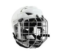Generic Combo de Casco de Hockey para Jóvenes, Carcasa de ABS, Acolchado de EVA, Hockey sobre Hielo, Casco con Ruedas con Jaula Facial de Aleación de Aluminio y Fácil Medición de Tamaño para