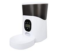 Generic Comedero Automático para Mascotas, Dispensador Avanzado de Comida para Perros de 5 litros con Grabación de Voz Personalizada para hasta 6 Comidas Al Día, para Dueños de Perros y Gatos