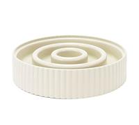 Generic Comedero Lento para Mascotas, Diseño Antideslizante y Duradero, Promueve la Digestión para Perros Pequeños y Medianos, Gatos, 17cm/6,7 Pulgadas (Beige)