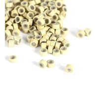 Generic Cómodos Anillos de Enlace de Extensión de Cabello para una Sujeción Firme y Fácil Uso 200/500/1000/2000PCS Opciones de Silicona Suave (1000PCS)