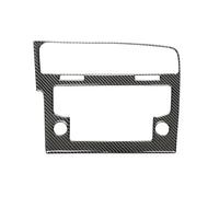 Generic Compatible con VW Golf 7 Gti Mk7 2013-2019 de fibra de carbono para consola central GPS, panel de navegación, accesorios de coche (A, izquierda)