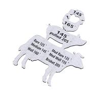 Generic Conductor de Imán de Temperatura del Asiento, Guía de Temperatura Interna Duradera para Animales Fáciles de Entender Acrílico Compacto para Cocción Al Aire Libre