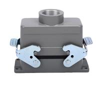 Generic Conector de Alta Resistencia, Salida Superior de 16 Pines, Conector de Aviación Industrial a Prueba de Agua IP68 para Equipos de Energía de Servidor