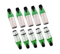 Generic Conector de Cable XLR Audio Audio Masculino Y Femenino 10 Piezas Micrófono Enchufe DJ Party Studio, Verde