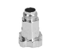 Generic Conector de Copa de Pulverización de Alta Estabilidad, Adaptador de Aerógrafo de Acero Inoxidable Premium para Macetas Desechables, 1 Unidad (Rosca Externa G3/8)
