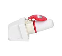 Generic Conector de Enchufe Industrial Trifásico de 4 Pines, Resistente a Altas Temperaturas, 380V-415V 16A 3P+E para Aeropuertos, Conservación de Agua, Agricultura