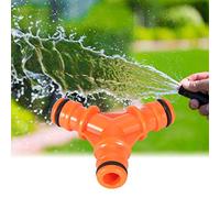 Generic Conector de Manguera de 3 Vías en Forma de Y, Divisor Duradero para Riego de Jardín, Plástico ABS Resistente Al Calor, Se Adapta a Conectores Rápidos, 1 Unidad (Chupete de tres vías)