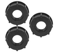 Generic Conector de Tanque IBC Juego de 3 Piezas Duradero Adaptador de Manguera de Rosca Gruesa para Material de Control de Líquidos ABS para Tanques IBC (G1)