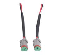 Generic Conector DT de 3 Pines, 1 par de Cableado DT Versátil (Enchufe femenino)
