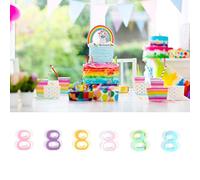 Generic Confeti Brillante para Fiesta de Cumpleaños y Decoración Lujosa para Uñas, 60 G para Ocasiones Festivas (Números 0-9 colores mezclados)