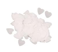 Generic Confeti de Corazón de Amor, Decoraciones de Papel Ecológicas para Fiesta de Boda, 8 Paquetes de Confeti de Corazón Blanco para Relleno de Regalo de Cortejo del Día de San Valentín