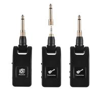 Generic Conjunto de Receptor y Transmisor de Guitarra Inalámbrico 2.4G Experiencia Inalámbrica Perfecta Transmisión de 20 M Plug-and-Play para Guitarras Eléctricas/bajos Rotación de 220 Grados Cobre