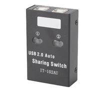 Generic Conmutador USB 2.0 de Alta Velocidad para Compartir para un Trabajo Eficiente con Plug and Play, para Uso Doméstico y de Oficina