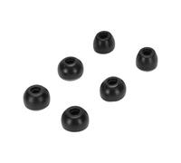 Generic Consejos de Auriculares Inalámbricos Cabas de Auriculares de Espuma de Memoria para Buds3 Pro S M L 6 Pares Durante Todo el Día Entrenamiento de Gimnasio (Black)