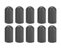 Generic Consejos de Práctica para Baquetas, Accesorio para Baquetas Silenciosas, 10 Piezas, Negro, 0,67 Pulgadas, para Músicos, Instrumentos Musicales