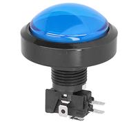 Generic Consola de Juegos Botón Convexo Grande con Luz LED, Pulsador Fácil de Instalar, Botón de Interruptor de Alta Sensibilidad, Diámetro de 2,4 Pulgadas, para Entusiastas de (6