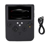 Generic Consola de Juegos Portátil Retro, Pantalla HD de 6 Pulgadas con Batería de 6000 MAh, Memoria de 128 GB, Joysticks RGB Duales para Juegos clásicos. (Black)
