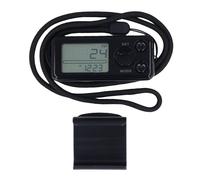 Generic Contador de Calorías con Podómetro 3D Simple con Retroiluminación LCD para Caminar, Rastreador de Pasos con Memoria de 7 Días, Liviano para Contar Pasos Mientras Viaja