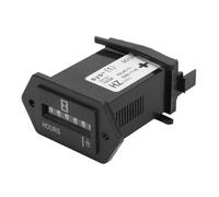 Generic Contador de Horas Mecánico Resistente Al Agua para Generador de Motor, Barco y Tractor, Medidor Confiable para Seguimiento Preciso del Tiempo de Uso, Material ABS Duradero, 1 Kit