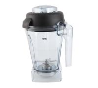 Generic Contenedor de Repuesto para Licuadora, Jarra Sellada Transparente Multifuncional con Hoja de Acero Inoxidable para Frappes Helados, Sopas Calientes y Postres Congelados, Goma ABS de 48 Onzas