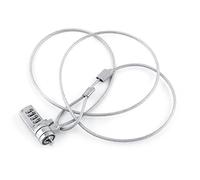 Generic Contraseña Fuerte de 4 Dígitos Disuasiva del Robo de la Cadena de Cable del Ordenador Portátil de la Seguridad de la Combinación para la PC del Cuaderno