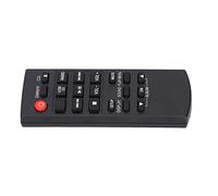 Generic Control Remoto de para Mini de Sonido Estéreo de Alta Fidelidad Fácil de Usar para SC-HC195 SC-HC297 ABS Negro