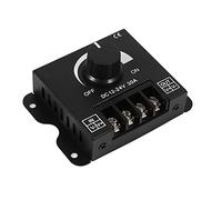 Generic Controlador Atenuador LED de 12V-24V 30A Brillo Ajustable para Uso en Iluminación del Hogar, Atenuador LED de Tira con Fácil Operación Manual