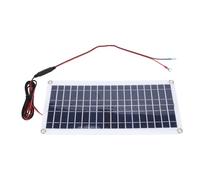 Generic Controlador de Cargador de Panel Solar Monocristalino de 30W para Entusiastas del, Coche, RV, Motocicleta, Camping y Exteriores