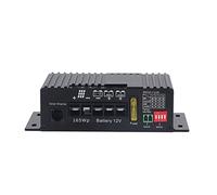 Generic Controlador de Cargador Solar MPPT Control Inteligente de Descarga de Batería Dual de 12 V para Vehículos Recreativos y Aleación de Aluminio 5,8x3,1x1,6 Pulgadas (#1)