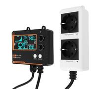 Generic Controlador de Dióxido de Carbono Medidor de CO2 Eficiente para Invernadero, Fábrica, Oficina en Casa con Sensor NDIR para Sala de Cultivo, 1 Juego