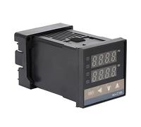 Generic Controlador de Temperatura Digital PID con Salida de relé REX C100FK02 para Invernaderos Acuarios Tanques Regulación Precisa de 0 400 ℃ Dispositivo de Monitoreo de Ajuste Automático PID