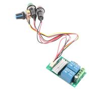 Generic Controlador de Velocidad de Motor Compacto Regulador PWM para Motores de CC de 6 V-24 V Control Confiable con Capacidad de Rotación CW CCW Adecuado para Varios Proyectos