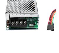 Generic Controlador de Velocidad de Motor de CC con Escobillas DC10V-55V PWM de para Funcionamiento de Motor Reversible con Pantalla Digital y Rendimiento Estable