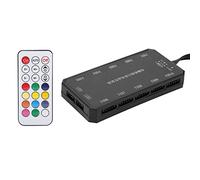 Generic Controlador de Ventilador de Computadora Control Inalámbrico RF Controlador de Ventilador Colorido para PC Control Remoto de 15 M