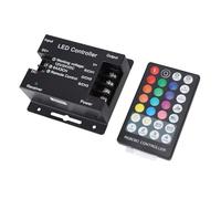 Generic Controlador LED RF, Mando a Distancia de 28 Teclas para Tira de Luces LED, Atenuación con Control de Larga Distancia para Eventos de Fiesta
