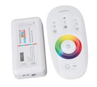 Generic Controlador Remoto LED RF, Atenuador Inalámbrico de 2,4 GHz con Panel Táctil para Tiras de Luces LED RGB, Fácil Instalación, DC 12-24V