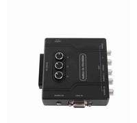 Generic Convertidor de Componentes RGBS VGA SCART a YPBPR con Brillo de Color Ajustable Ideal para Entusiastas de los Juegos