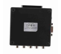 Generic Convertidor de Componentes RGBS VGA SCART a YPBPR, Convertidor de Señal de Vídeo con Brillo de Color de Pantalla de Juego Ajustable, para SFC N64 MD