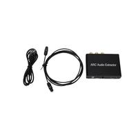 Generic Convertidor de Sonido de Alta Definición Extractor de Sonido Compacto y Versátil para una Experiencia Inmersiva de Cine en Casa Amplificador de TV a Barra de para Uso Doméstico Aleación de