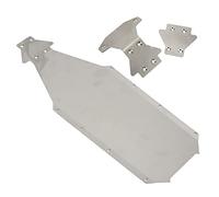 Generic Cool Silver Chassis Armor Protector de Parachoques para Coche Kraton EXB 1/8 RC, Equipado con Tornillos para una Fácil Instalación