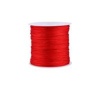 Generic Cordón de Nailon de 100 M y 0,8 Mm con Nudo Chino, Hilo de macramé Tipo de Rata, Resistente y Duradero, a Prueba de Moho, Ideal para la Fabricación de Joyas, Decoraci