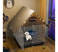 Generic Corralito duradero para gatos de interior, jaula de alambre de metal para animales pequeños, perfecto para conejos, conejos, cobayas y chinchillas