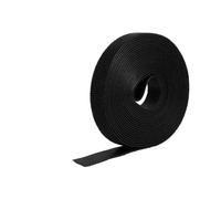 Generic Correa de Cordón de Nailon Reutilizable para Organizar Cables, Ganchos y Bucles, 5m X 2cm, Color Negro, para Costura de Ropa y Zapatos