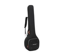 Generic Correa de mochila de la bolsa de gigos de banjo con estuche de banjo acolchado de 10 mm estuche dura negro