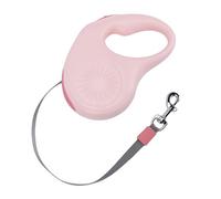 Generic Correa Telescópica Retráctil para, Flexible y Duradera, para Caminar de Forma Segura con Mascotas Al Aire Libre, Material ABS TPU (Pink)